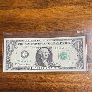 Collectible One Dollar Bill 1963